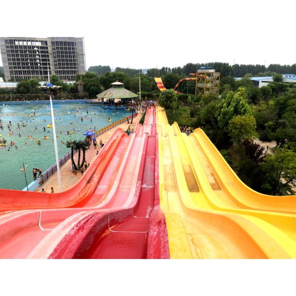 Mix Color 2000sq.m 5m Spiral Water Slide For Children