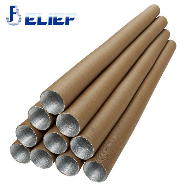 60mm 90mm  Diameter 1 Meter Brown Ducting Pipe For JP Air heaters 2-5Kw