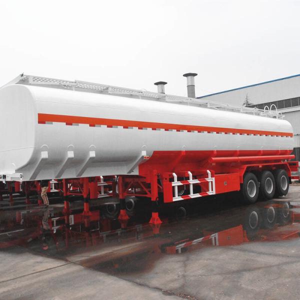 Steel Chemical Transport Tri Axles Oil Tanker Trailer