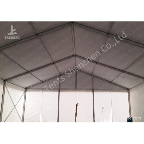 12M Wide Aluminum Framed Industrial Storage Tents white pvc fabric cover