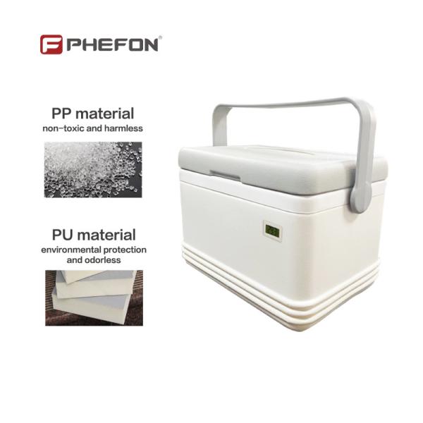 Tipo de isolamento PU espuma cadeia de frio transporte pequeno refrigerador portátil