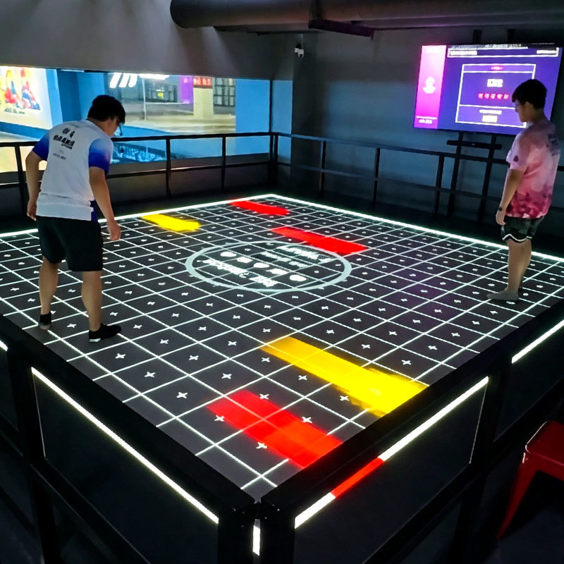 Aurora Motion Interactive LED Floor Game Console with 8 Sport Modes for Malls