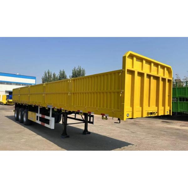 China 40ft Flatbed Semi Trailer Equipment with Side Walls for Sale Near Me