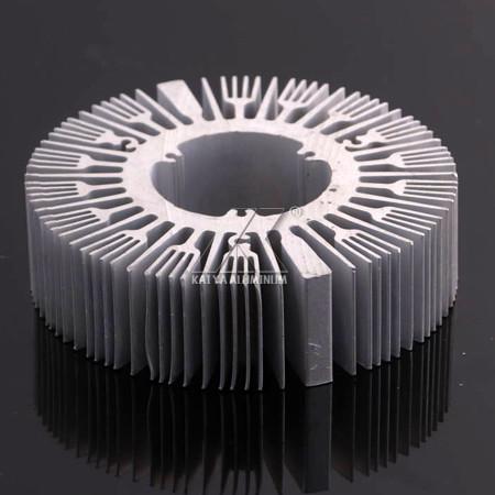 Factory Profile Round Heat Sink , Extruded Aluminium Heat Sinks Good Anticorrosive
