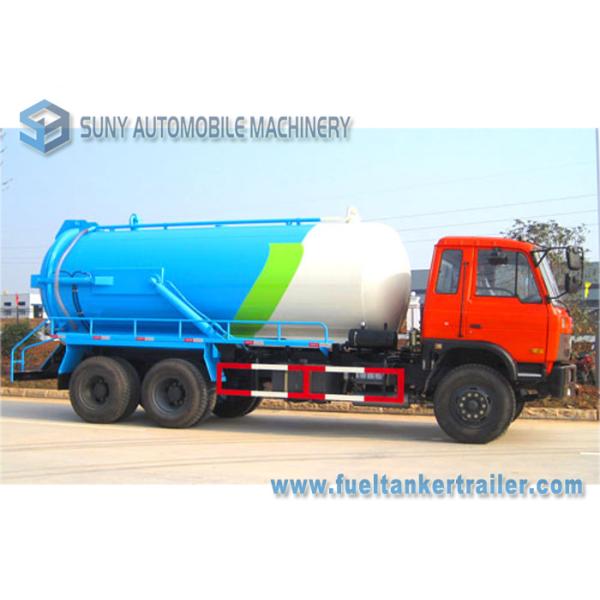 20000 L DONGFENG 210hp 6x4 Vacuum Tank Truck High - Pressure Sewage Vacuum Truck