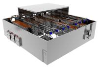 Máquina contínua de Proofer do pão da etapa da fermentação da massa multi