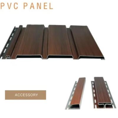 Wpc Fluted Wall Panel Fireproof Moisture Proof Exterior Wall Decoration