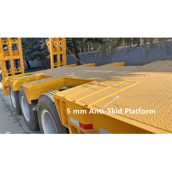 3 оси 80 тонн низкополосной полуприцеп для продажи на Мадагаскаре