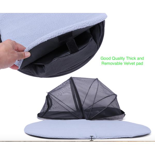 Наружный портативный легко складной 40X41X82CM Вентиляция нейлоновая сетка уютный собачий шатер черный милый приют для домашних животных