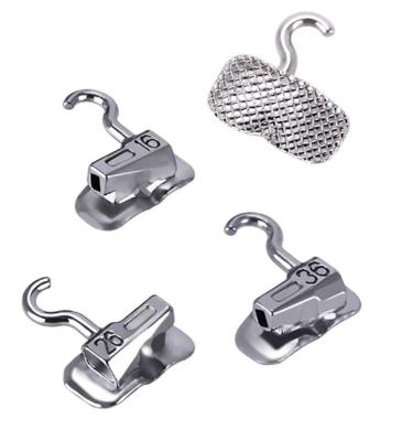 Smooth Orthodontic Buccal Tube 1st Molar SGL Bondable Tube With Sliding Crimpable Hook