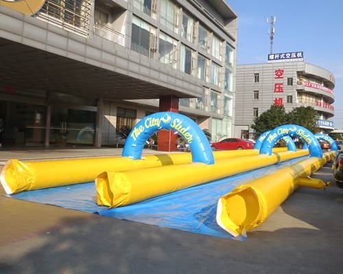 Factory Price 1000ft Long Inflatable Water Slide the City Custom Outdoor Slide for Commercial Sale
