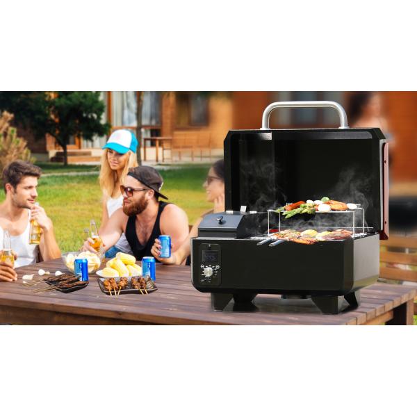 53.5*46*38cm Grille électrique à grillette avec contrôle LED