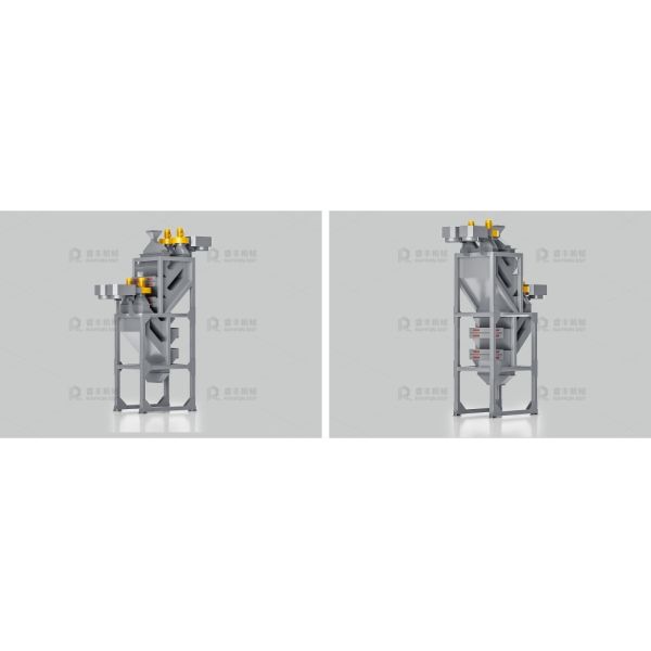 8.8kW Zig Zag Air Separator 300-2000kg/H Precision Air Classifier For Plastic Recycling