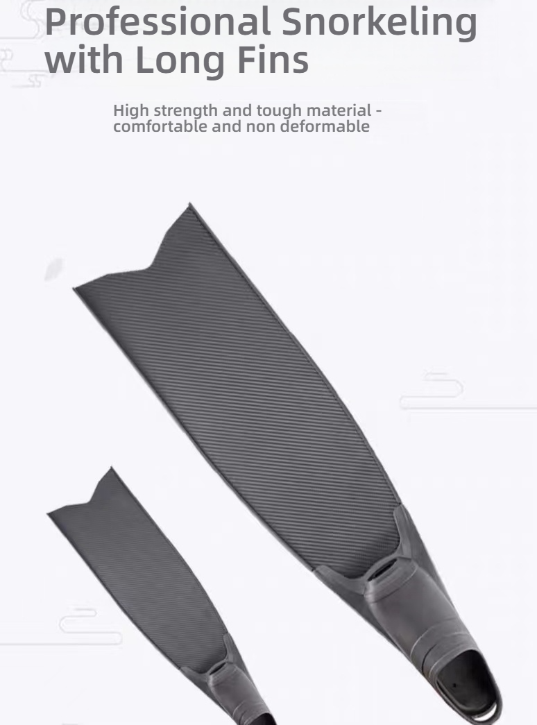 Anti Slip Adult Size Silicone Diving Fins For Scuba And Water Sports