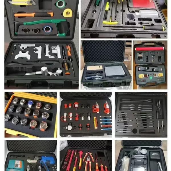 Casse de stockage d'outils haute résistance Casse de vol en plastique étanche à la poussière pour les outils