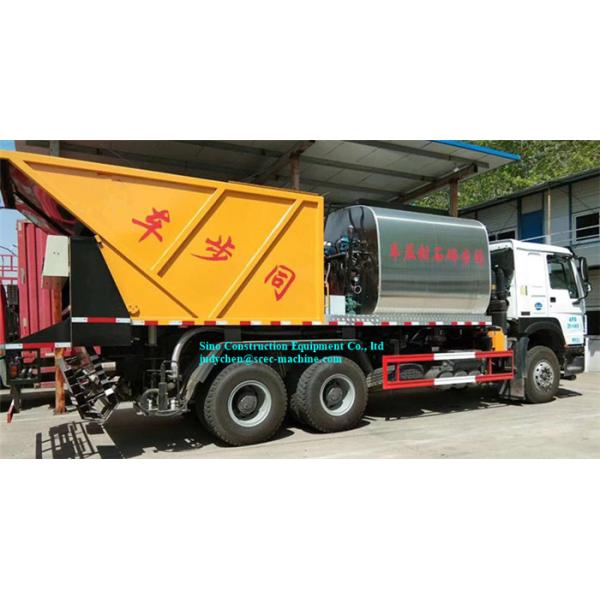 Road Construction Equipment Asphalt Crushed Stone Synchronous Chip Sealer Truck