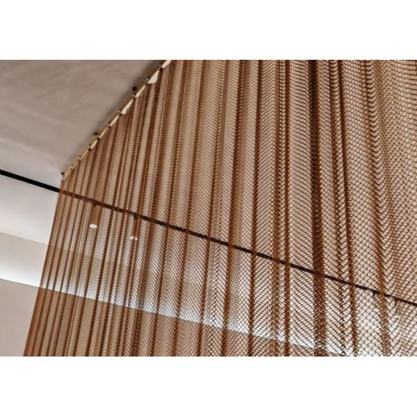 40%-85% Open Area Decorative Wire Mesh with Diamond Width of 5.5-35mm and Diamond Height of 3-20mm