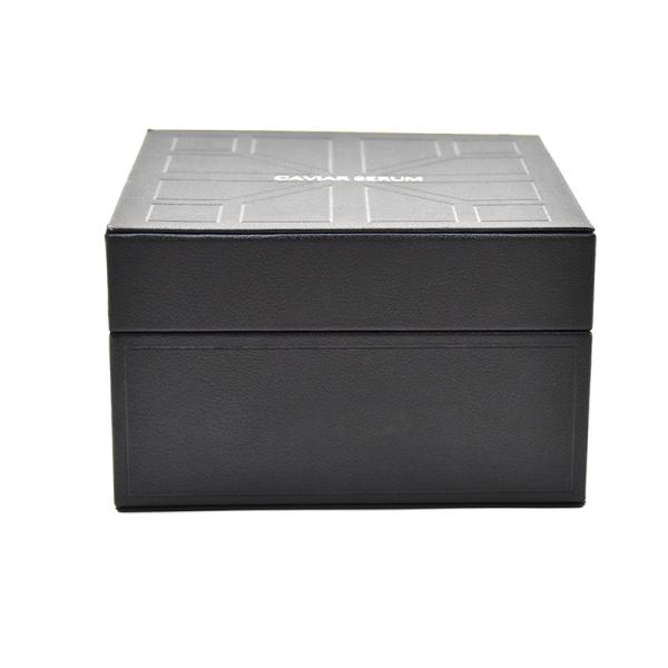 High-End Grey Flip-Top Watch Case Jewelry Gift Box Handcrafted Paper Candles and Perfume Packaging