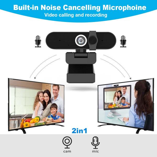 High Definition 2 Megapixel 1080P H.264 Webcam USB Camera