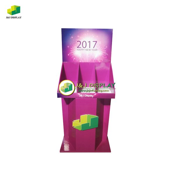 Supermarket Cardboard Dump Bins Personal Care Floor Stand POS Display Units