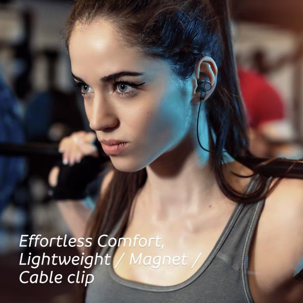 In ear Ipx5 Noise Tune Flex Neckband Bluetooth Headset With Mic For Phone