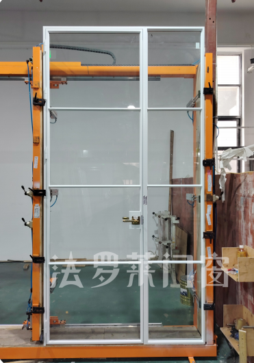 6063-T5 Aluminum Interior Doors Study Room Aluminum Glass Swing Door Modern Design