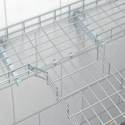 Powder Coated Grid Cable Tray 150mm - 1200mm Stainless Steel Wire Tray