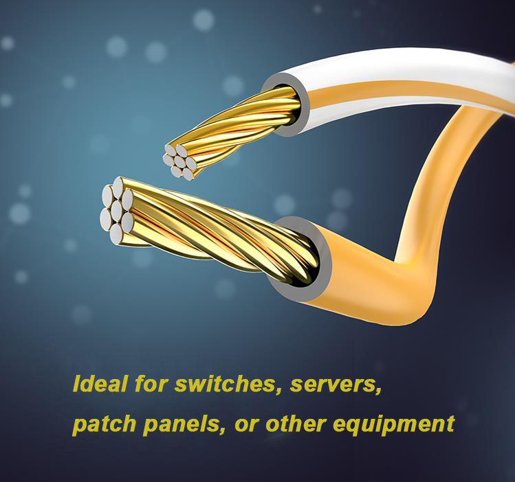 кабель ethernet Patchsee Cat6 Rj45 гибкого провода сети 1m 2m 3m 5m