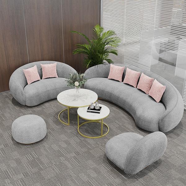 A lua de metade deu forma ao sofá secional da sala de visitas ajusta-se com a cabine longa 160cm dos Recliners