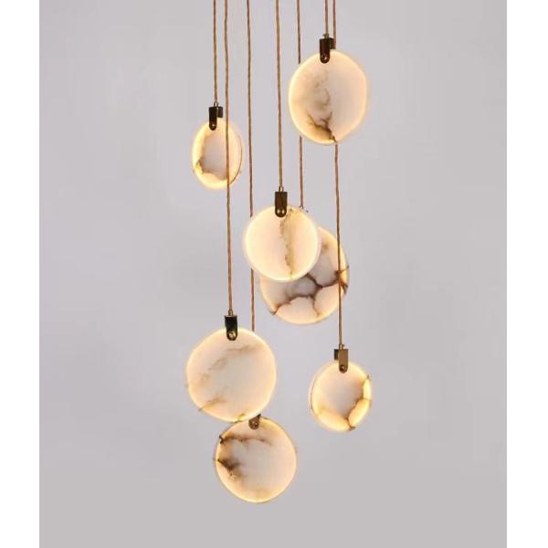 Испанское современное искусство дизайн лестница отель вилла декорация гипсовый потолок свет освещение