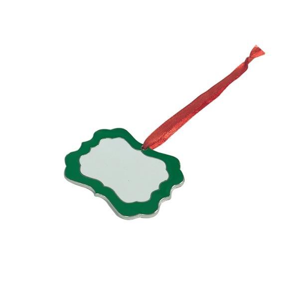 Custom Sublimation Blank Christmas Ornament Polygon Hanging Christmas Tree Ornament Decorations Pendant