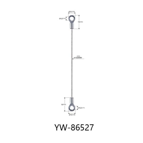 O dobro parafusa o tipo de bronze 304 que dos prendedores a corda de fio de equipamento de aço lança YW86522