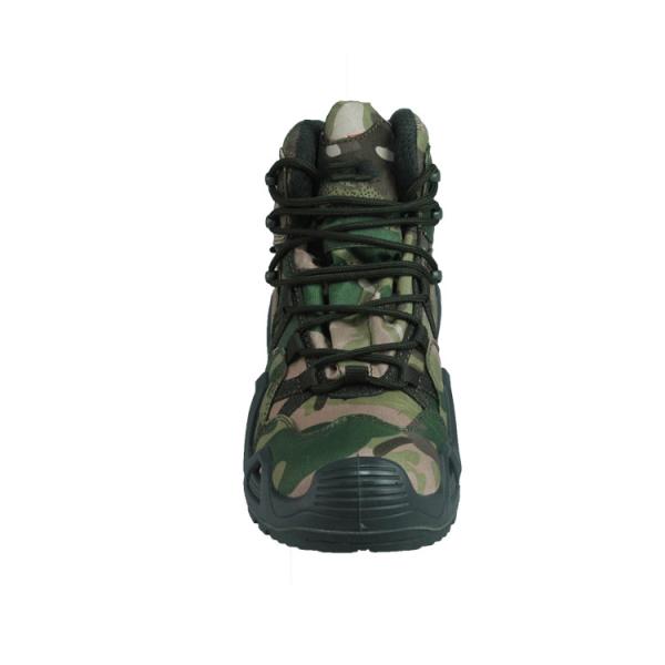SJ OEM Outdoor Anti slip Tongue Nylon Fabric Gusset for Slippery Surfaces  Army Boots for Men