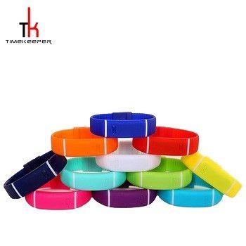 Silicone Straps Multifunction Wrist Watch , Smart Screen Touch Led Watch