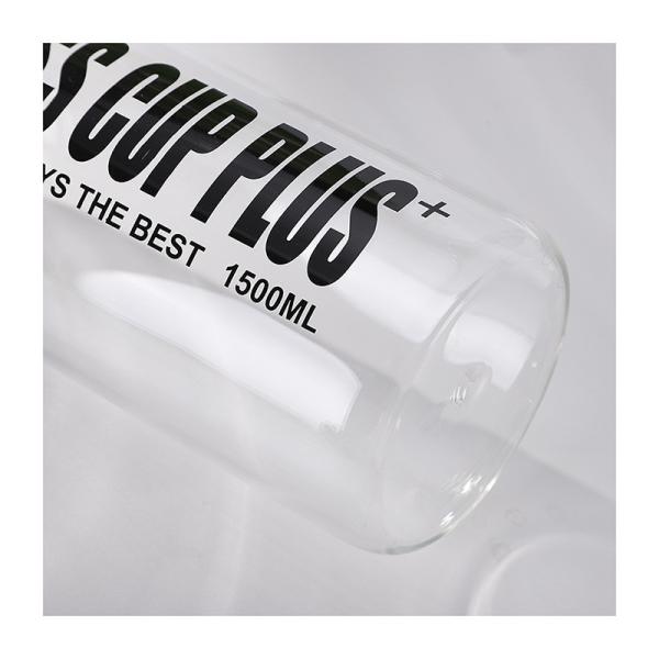 High Boroslicate Glass Water Bottle With Stainless Steel Lid Leakproof