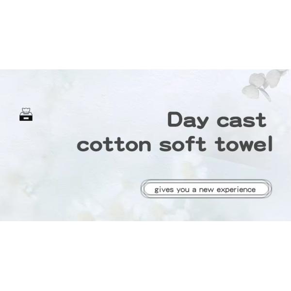 Toalla facial desechable de algodón no tejido 50gsm-120gsm, paños faciales desechables en seco