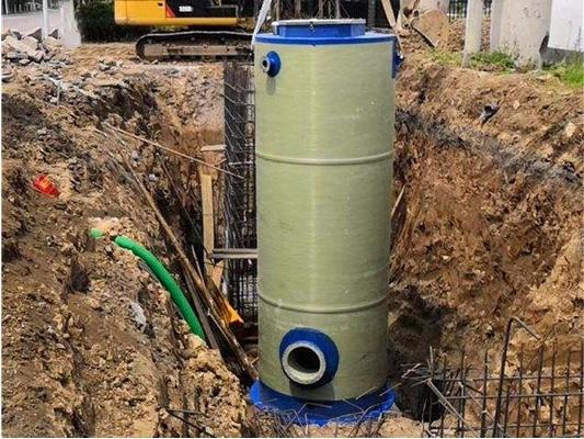 Multi Function Submersible Prefabricated Pump Station For Wastewater Treatment
