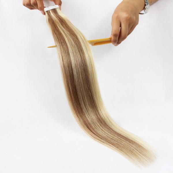 Large Stock Top Quality Virgin Hair remy russian hair double drawn tape hair extensions