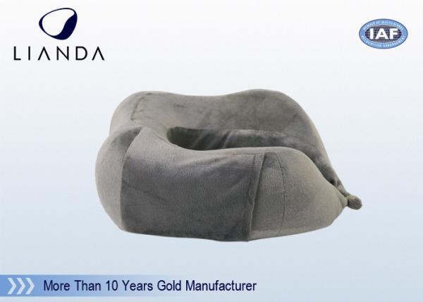 New Patent Travel Pillow Boots With Carry Bag Itself ,  Black Velboa Cover Plane