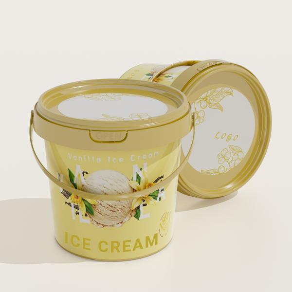 Bottes en PP de qualité alimentaire pour le beurre de karité Chocolaterie à éplucher Sauces alimentaires et boissons Transparent