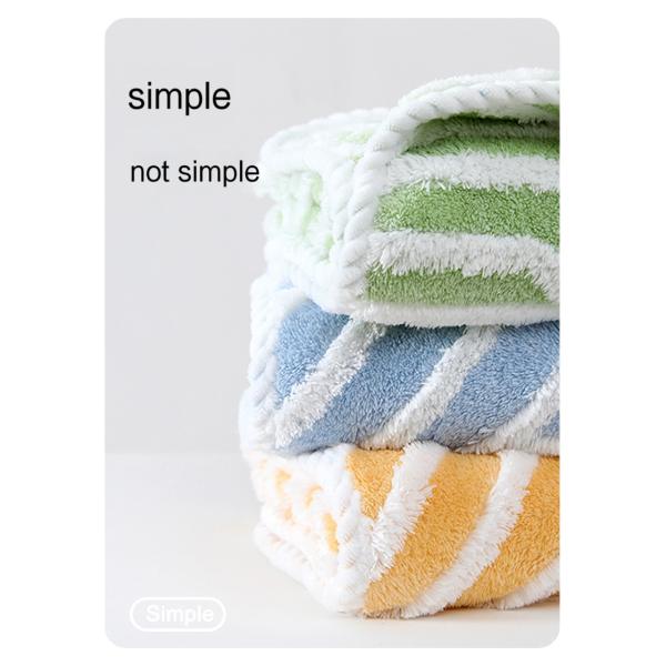Thickened Woven Sustainable Jacquard Coral Fleece Dishcloth Microfiber Cleaning Rag