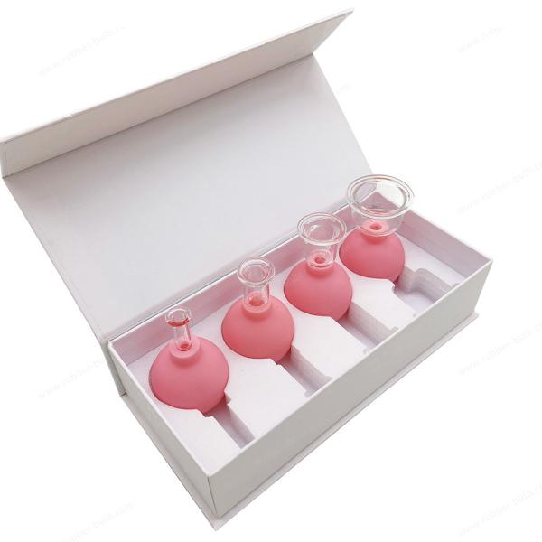 4Pcs Facial Vacuum Suction Massage Cups for Fat Reducing Wrinkles Remover