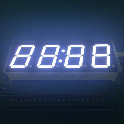 High Brightness 0.56 LED Clock Display Ultra White Color Low Power Consumption
