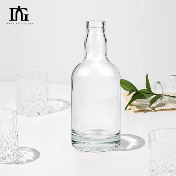 Industrial Beverage 375ml 750ml 1L Super Flint Tennessee Glass Bottle for The Liquor Whisky Whiskey