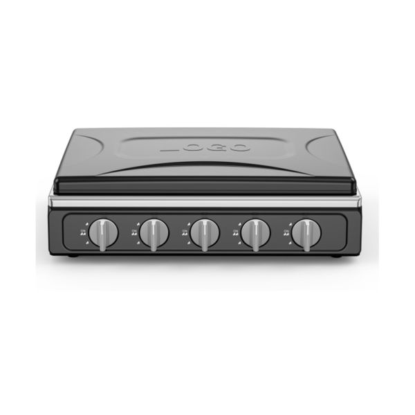 Commercial Grade Five Burner Gas Stove Manufacturer Offering High Heat Output and Performance Designed for Busy Restaurant Kitchens