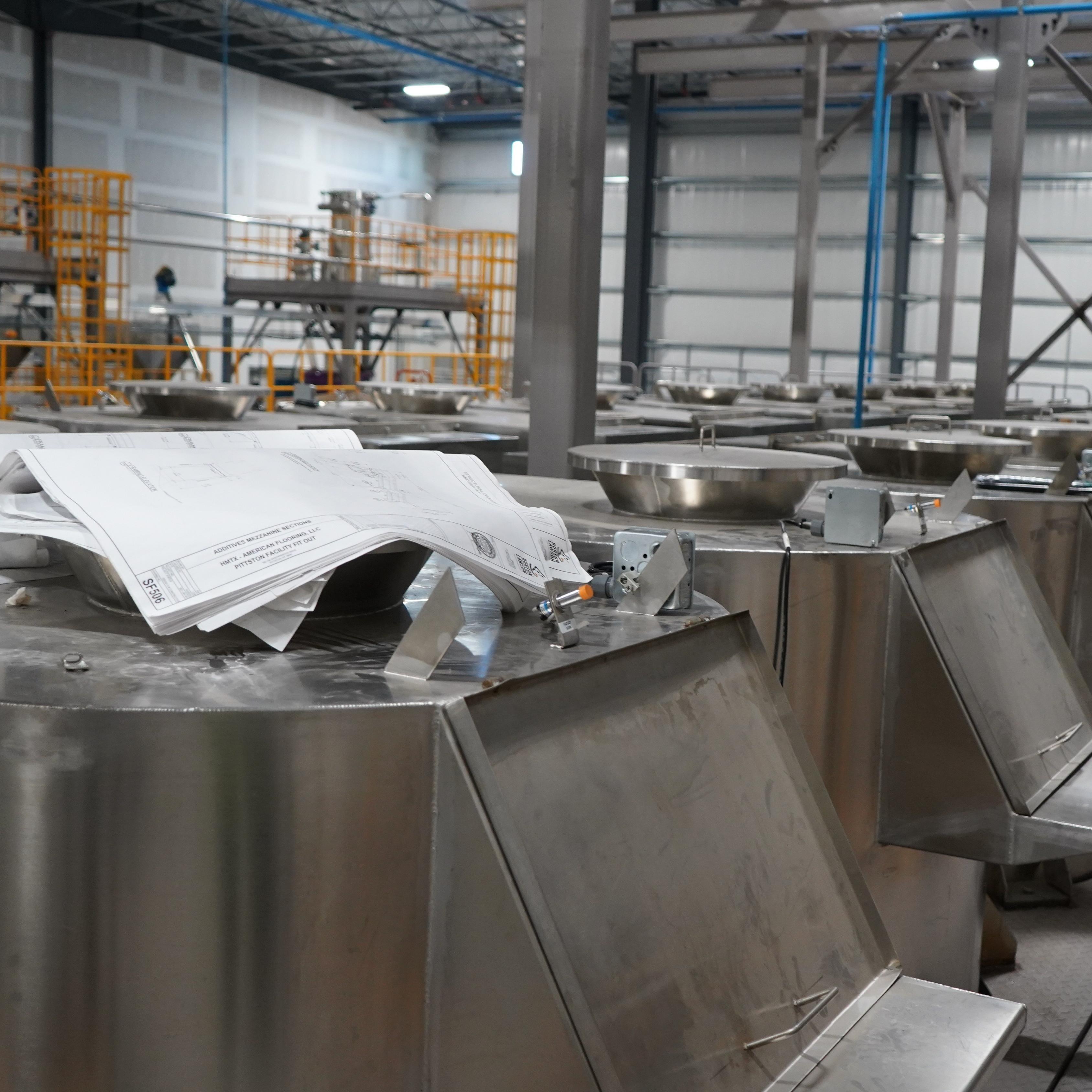 Automatic Material Feeding System Accurate Weighing 5000kg/h For Plastic Compounding