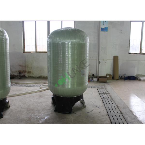Зеленый большой корпус фильтра бака для хранения ФРП воды РО на выпивать высоту 445 до 2400мм
