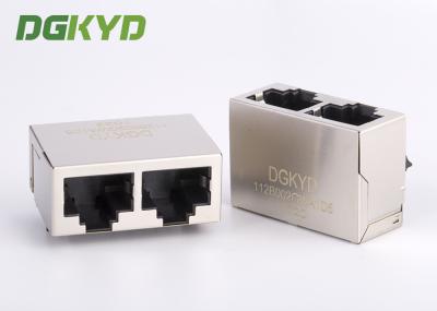 1 x 2 RJ45 magnético integrado portuário Jack modular 100BASE sem diodo emissor de luz