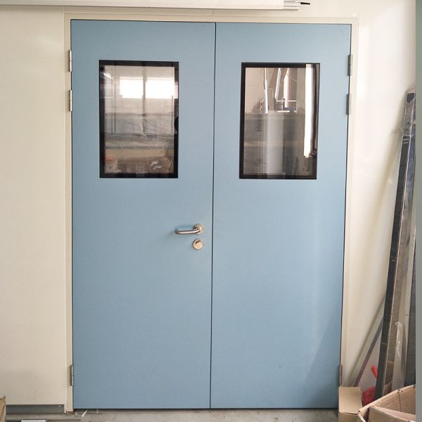 Hospital Pharmaceutical Clean Room Door Anti Bacterial Inward Outward Opening Medical Door