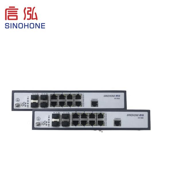 Communication POE Ethernet Switch , Network Fiber Converter Full Half Duplex